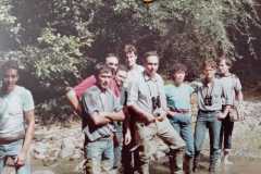 Escursione sulla Fiumara Reschia con Fulco Pratesi, Francesco Bevilacqua, Pino Paolillo e soci WWF. 1984.